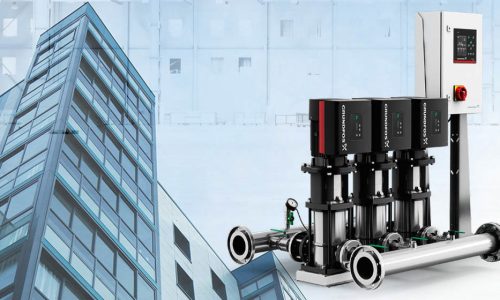 Commercial Building Services Grundfos Pump Hydro Multi-E