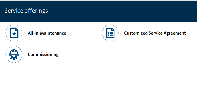 service offerings water treatment